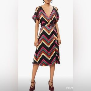 Alice and Olivia Chevron dress